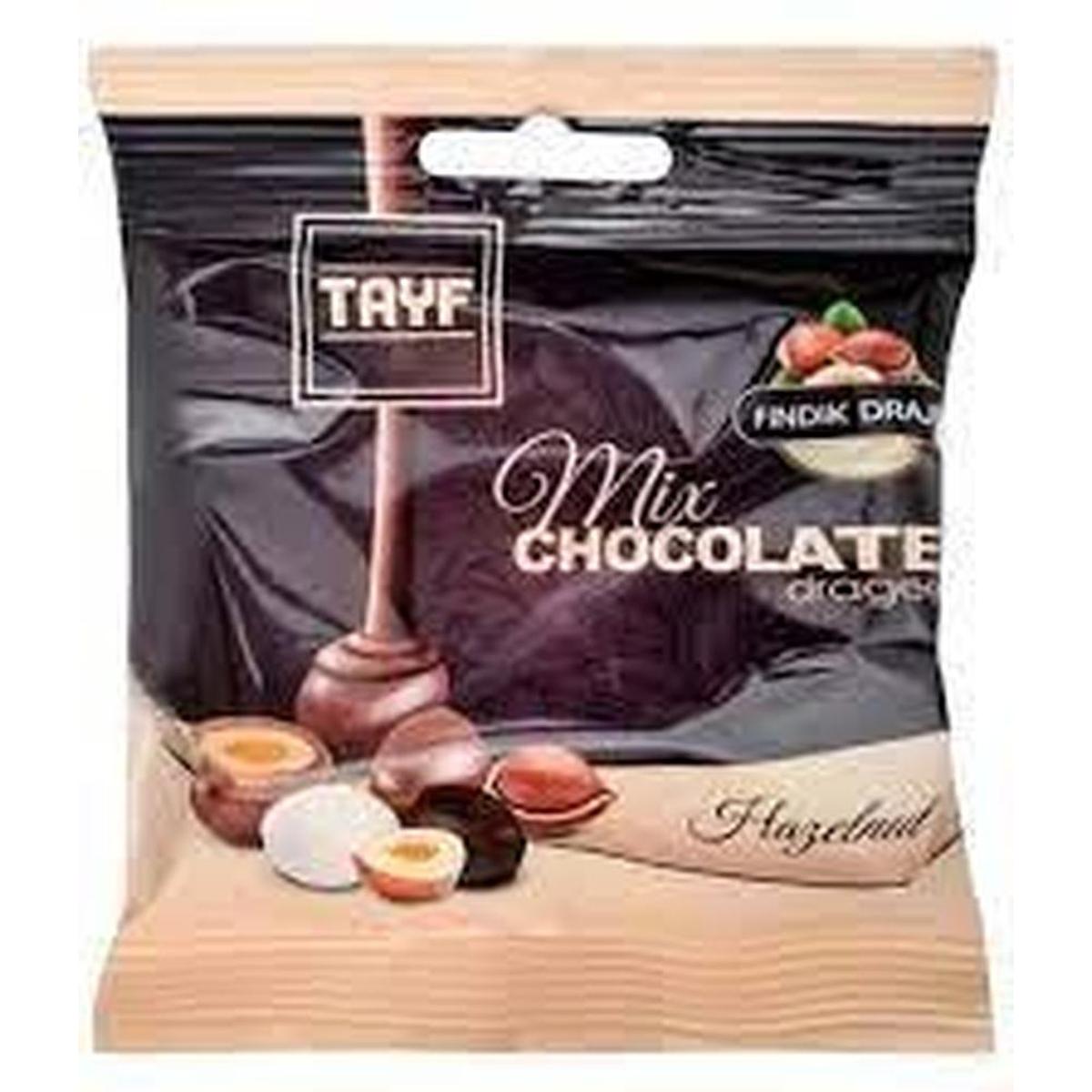 TAYF MIX CHOCOLATE DRAGEE HAZELNUT 60G