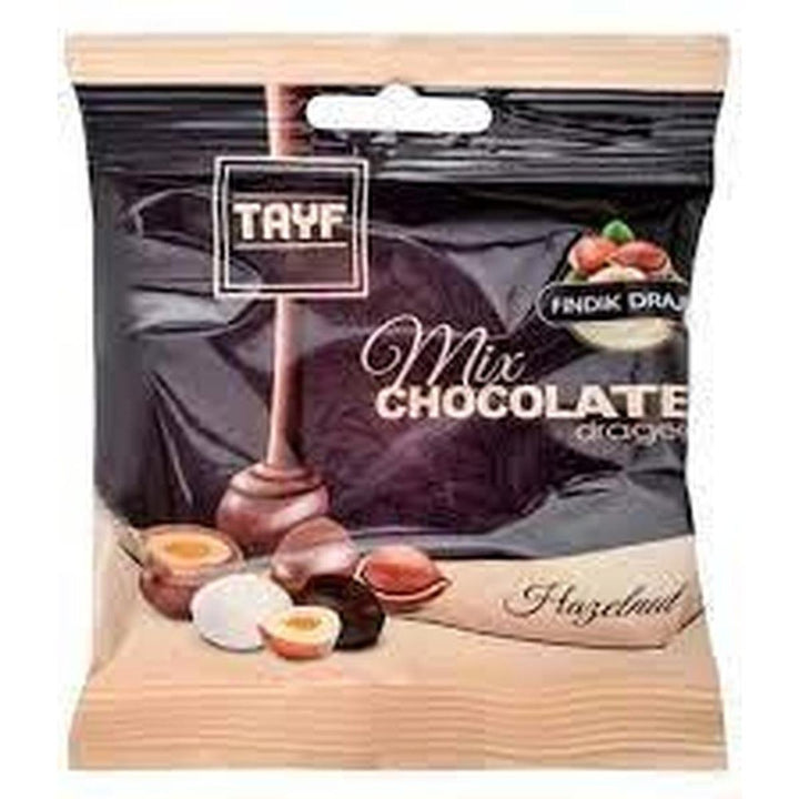 TAYF MIX CHOCOLATE DRAGEE HAZELNUT 60G
