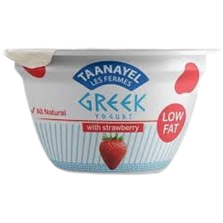 TAANAYEL GREEK STRAWBERRY YOGURT 150G