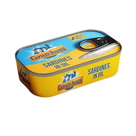 CAPTIAN FISHER SARDINE IN OIL 125G