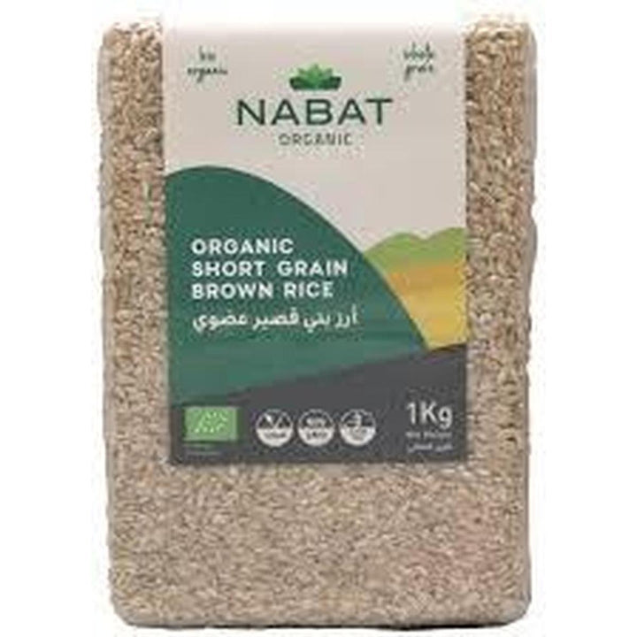 NABAT ORGANIC SHORT GRAIN BROWN RICE 1KG