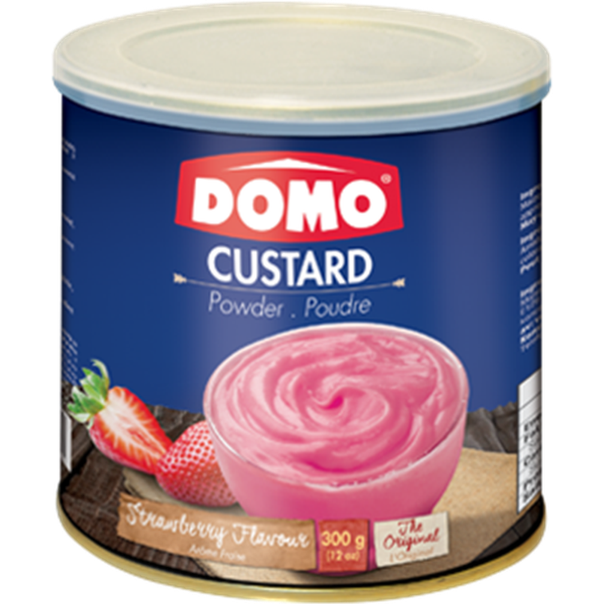 DOMO CUSTARD STRAWBERRY 300G