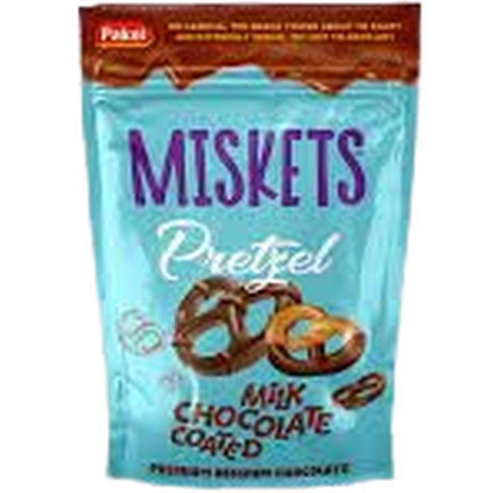 MISKETS BELGIUM PRETZEL MILK CHOCOLATE 100G
