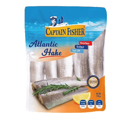 CAPTAIN FISHER ATLANTIC HAKE 1KG