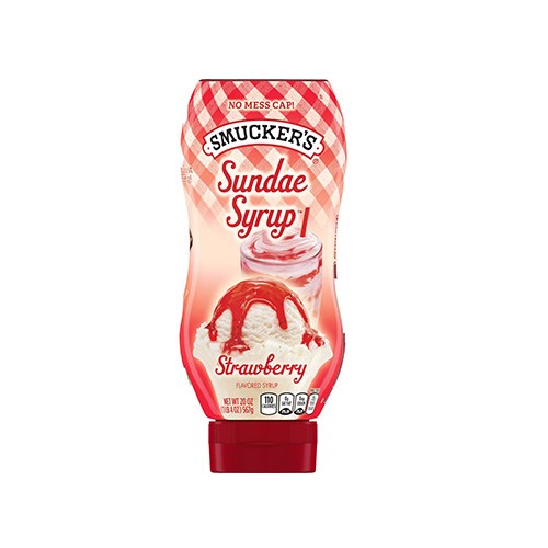 SMUCKER'S SUNDAE SYRUP 567G STRAWBERRY