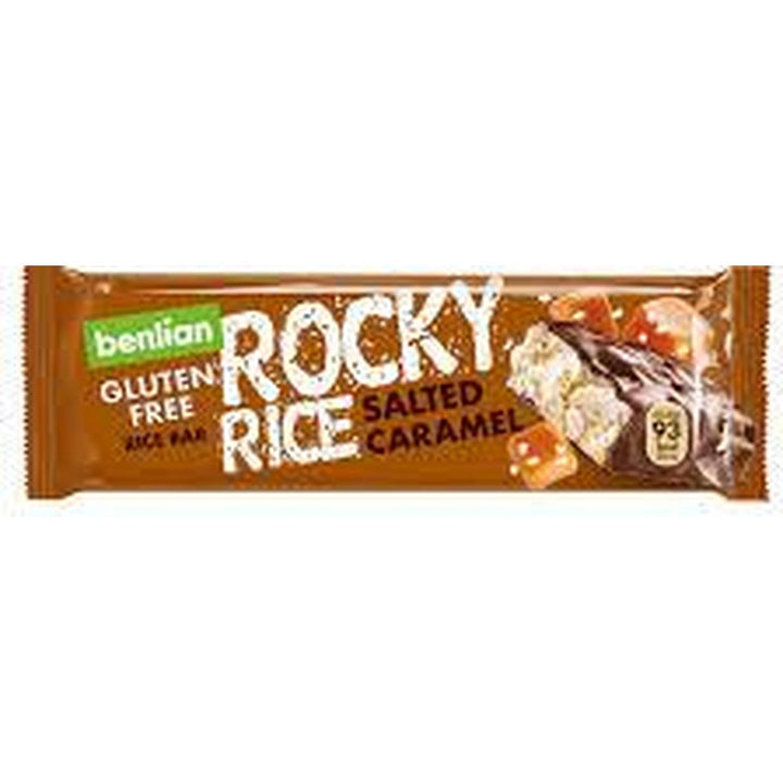 ROCKY RICE CHOCO BAR 18G SALTED CARAMEL GLUTEN FREE