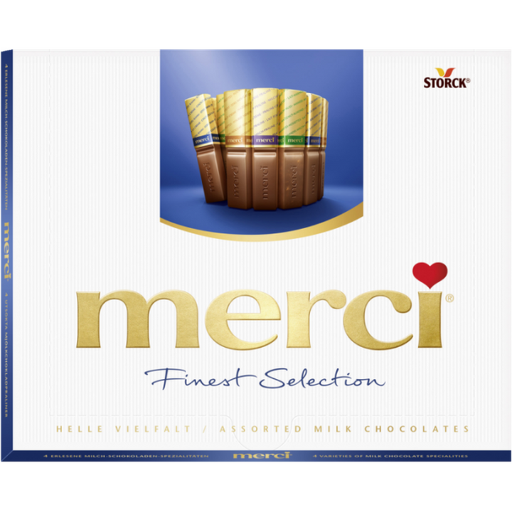 MERCI ASSORTED CHOCOLATES 250G MILK SELECTION