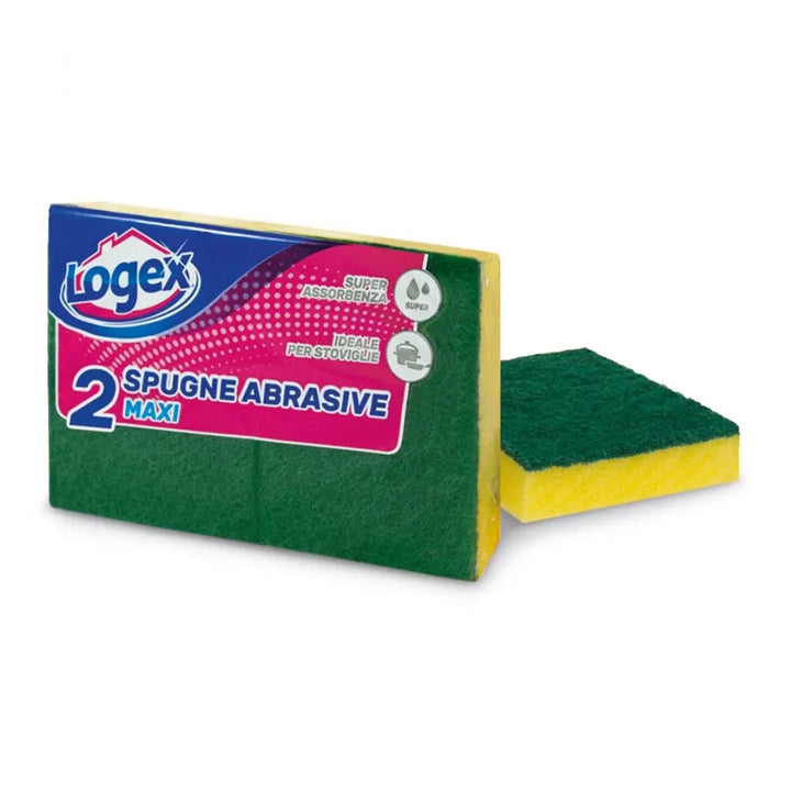 Logex Scouring Pads Abrasive Grip *2