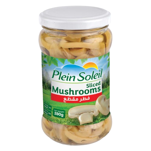 Plein Soleil Glass Sliced Mushroom 280g