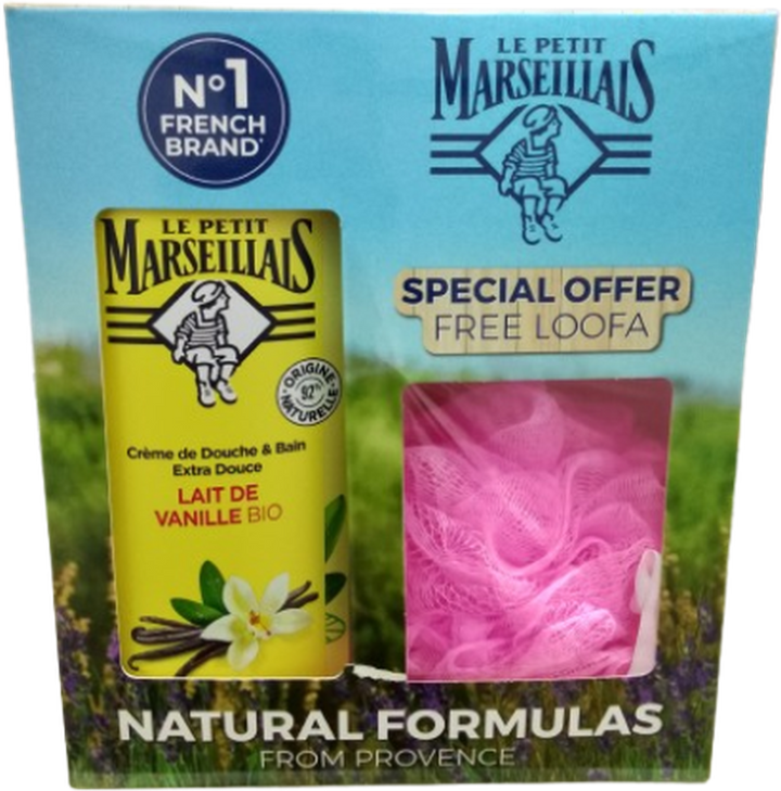 LE PETIT MARSEILLAIS SHOWER GEL 650ML VANILLE + LOOFA FREE