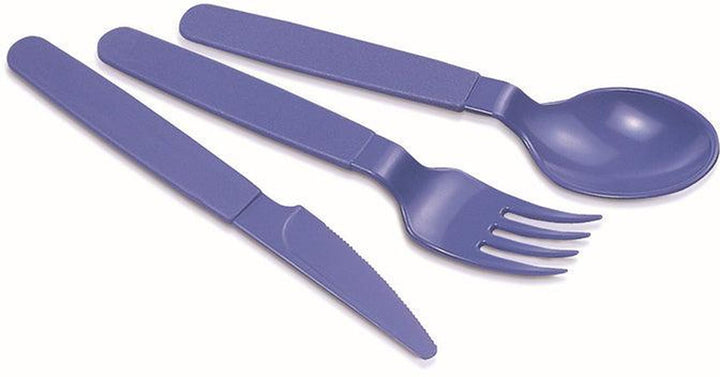 UCSAN PLASTIK KNIFE+SPOON+FORK SET