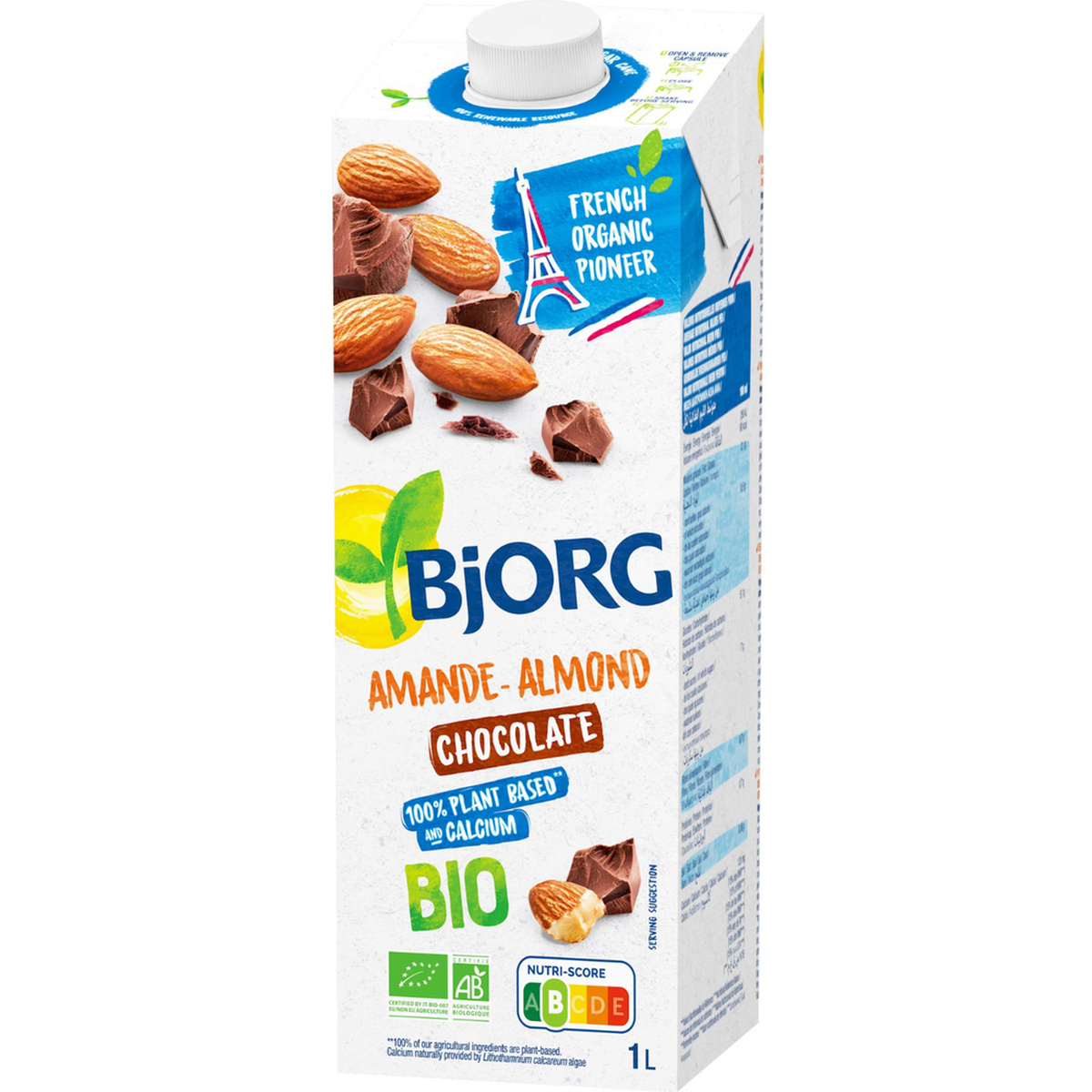 BJORG ALMOND MILK 1L CHOCOLATE