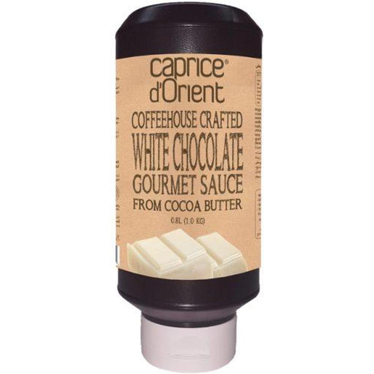 CAPRICE D'ORIENT WHITE CHOCOLATE GOURMET SAUCE 0.8L