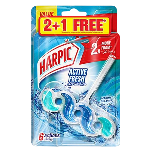 Harpic Active Fresh Marine Splash *2 + 1 Free