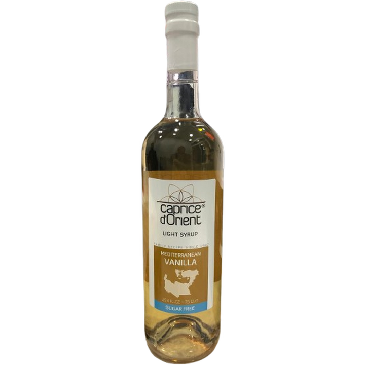 CAPRICE D'ORIENT SUGAR FREE SYRUP 750ML VANILLA