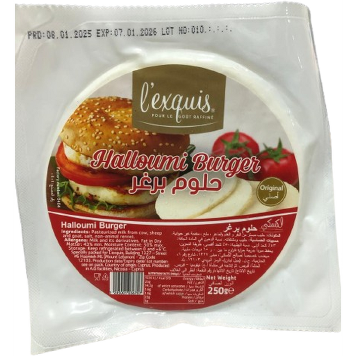 L'EXQUIS HALLOUMI BURGER 250G