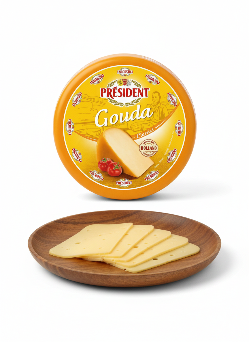 President Gouda Wheel Cheese