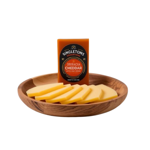 Singletons Sriracha Cheddar Half Moon