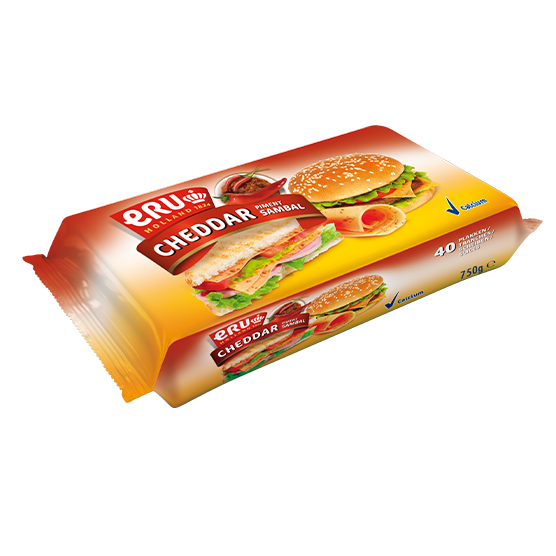 ERU SLICES CHEDDAR 750G