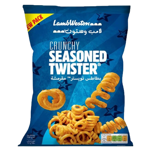 LAMB WESTON CRUNCHY SEASONED TWISTER 750G