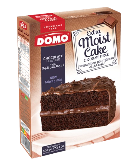 DOMO EXTRA MOIST CAKE CHOCO FUDGE 500G