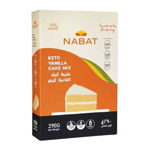 NABAT CAKE MIX VANILLA KETO 290G