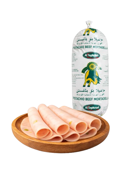 Taghziah Beef Mortadella Pistachios
